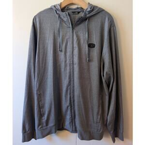 Travis Mathew Grey Modus Operandi Hooded Golf Jacket